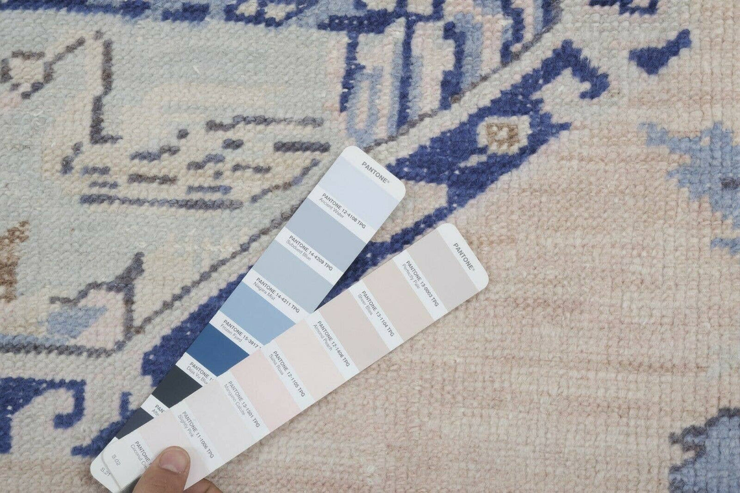 Vintage 4'11" x 6'5" Pastel Village Pictorial Turkish Rug