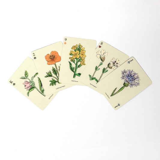 Single Playing Card Deck - Wildflowers