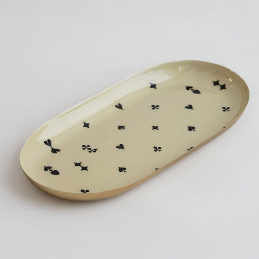 Oval Enamel Tray - House of Suits
