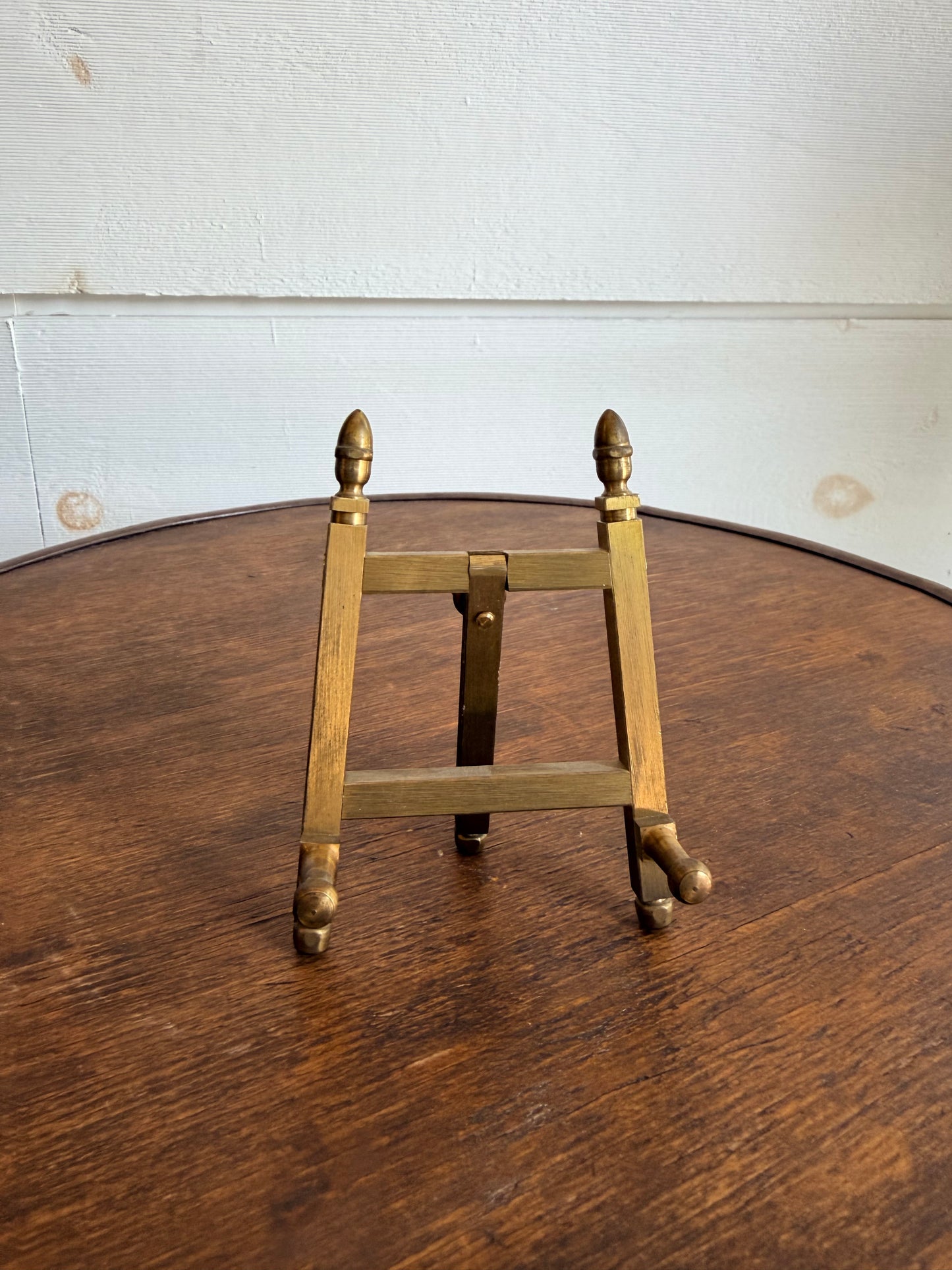 Italian Mini Pietra Dura Bird Plaque on Brass Easel