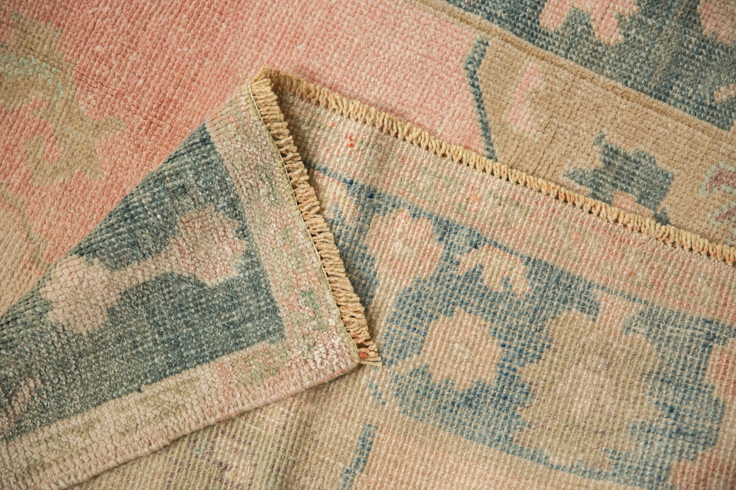 Vintage 3'10" x 6'3" Distressed Oushak Rug