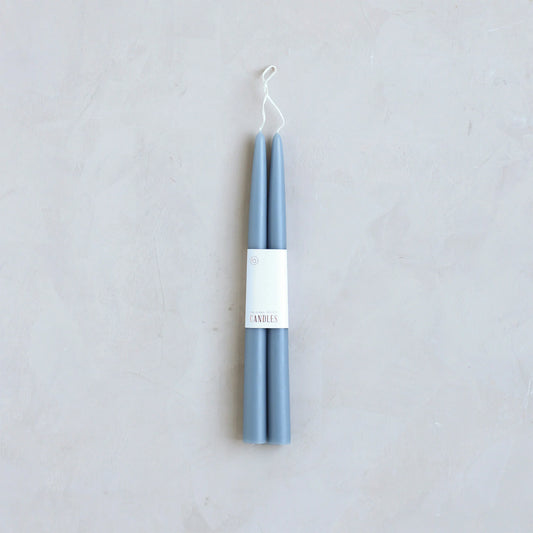 12" Dipped Taper Candles - Heron