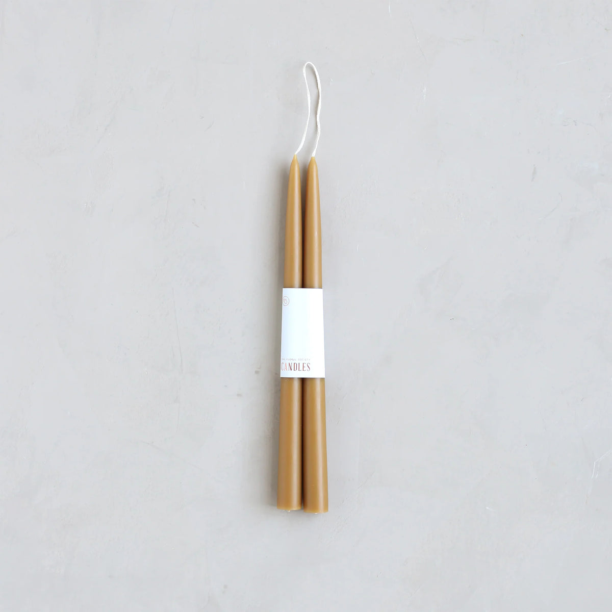 12" Dipped Taper Candles - Miel