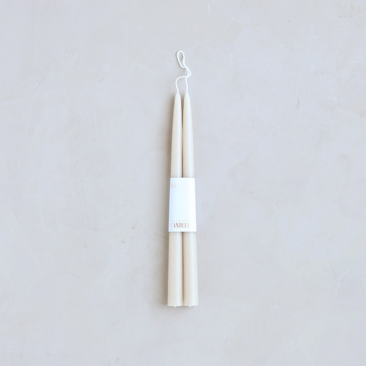 12" Dipped Taper Candles - Parchment