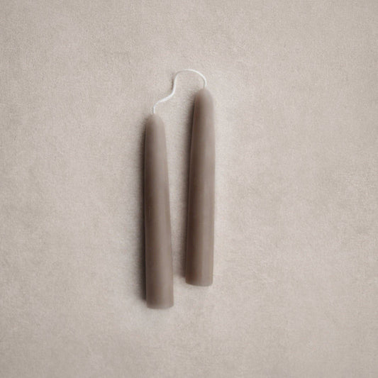 6" Heirloom Beeswax Taper Candles - Thyme