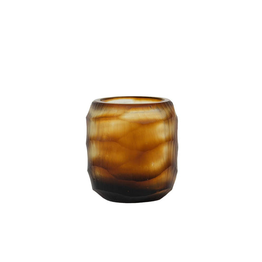 Cooper Votive Candle Holder - Brown