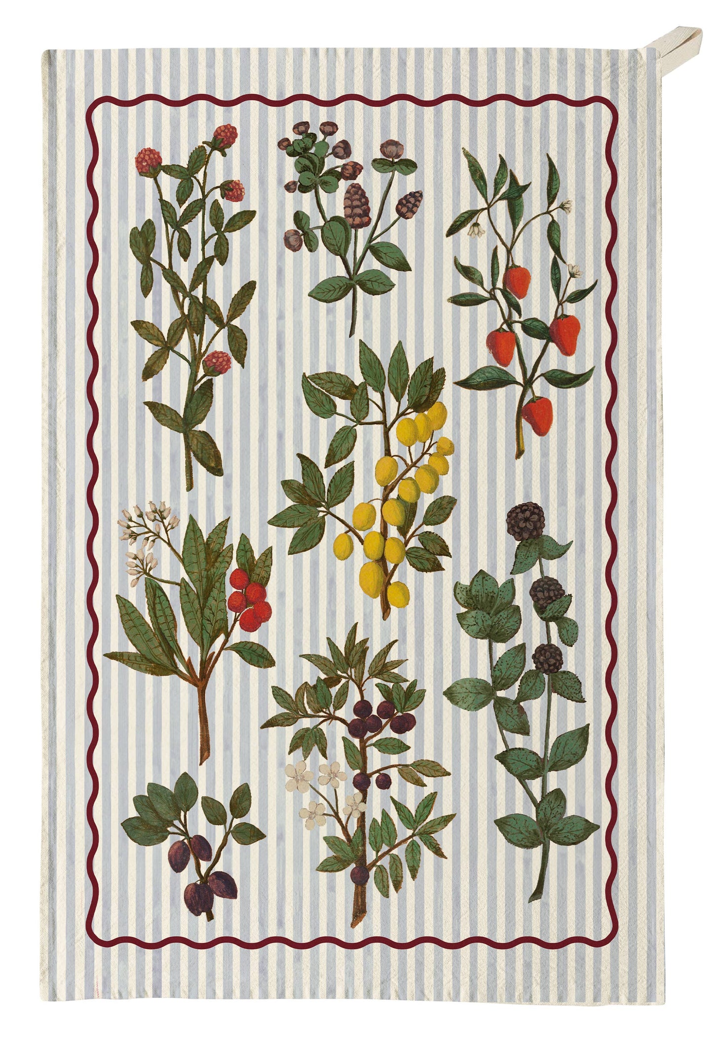 Organic Cotton Tea Towel - Festival of Fruits