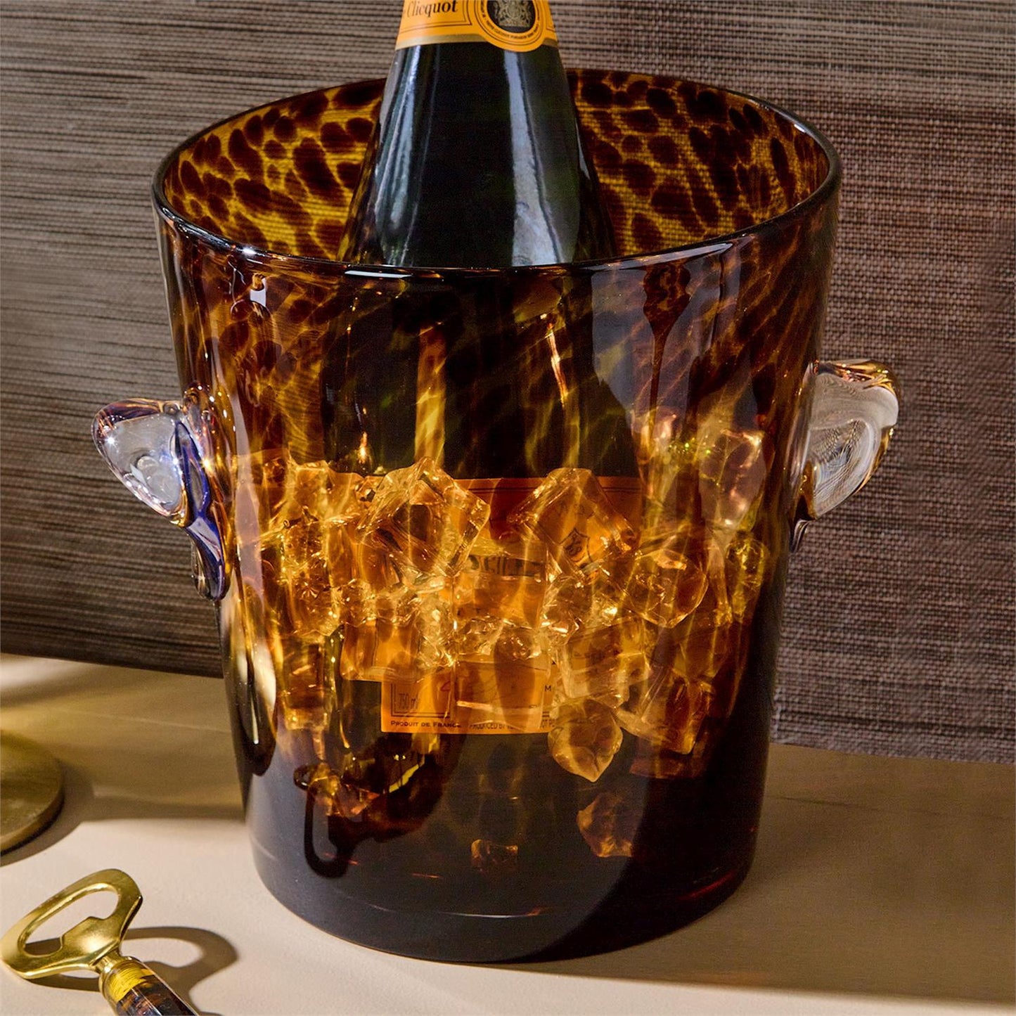 Tortoise Glass Ice Bucket