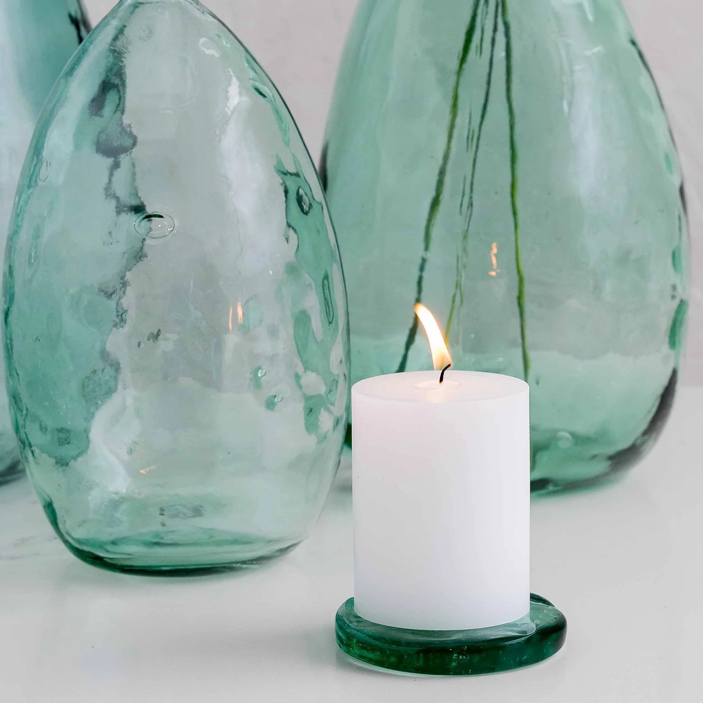 Nile River Candle Coaster - Green