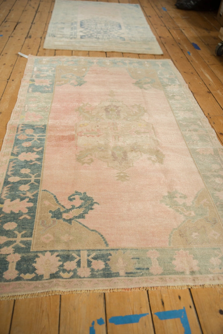 Vintage 3'10" x 6'3" Distressed Oushak Rug
