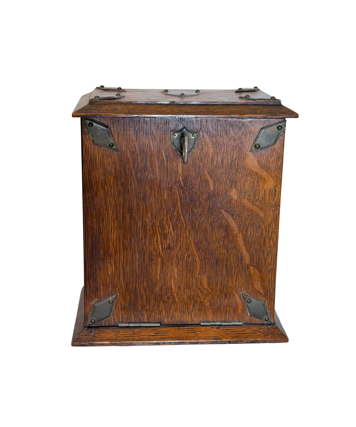 Antique English Edwardian Stationery Box with Key