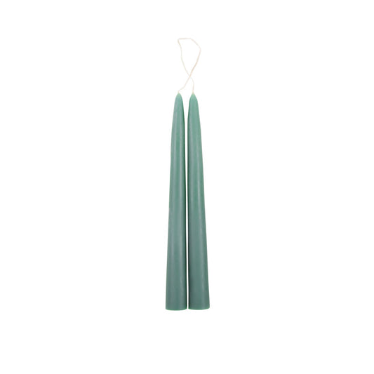 12" Dipped Taper Candles - Moss