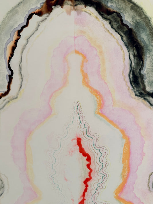 Custom-Framed Kristi Kohut “Cotton Candy Agate” Fine Art Print