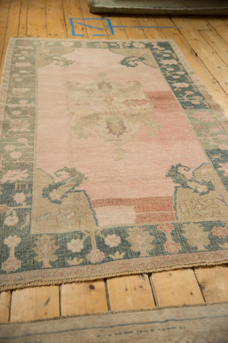 Vintage 3'10" x 6'3" Distressed Oushak Rug