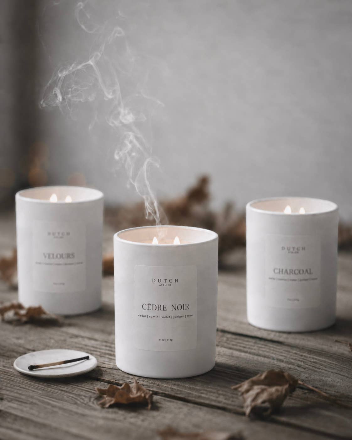 Charcoal 11 oz Candle