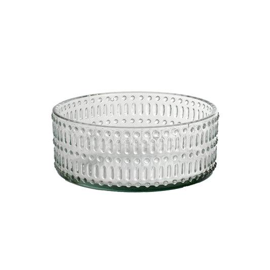 Morse Glass Serving Bowl - Clear