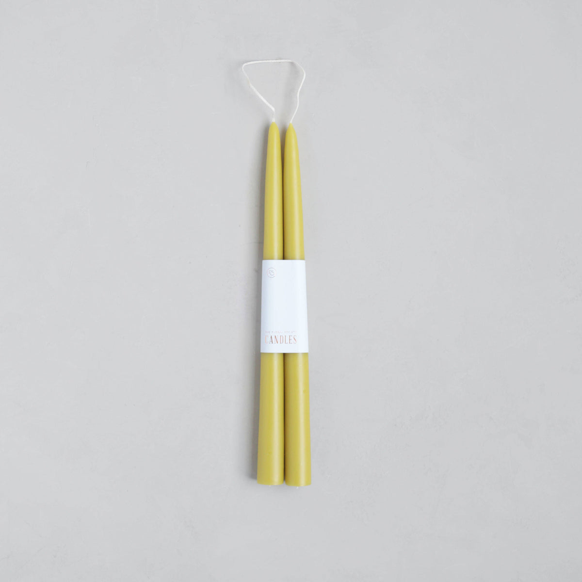 12" Original Dipped Taper Candles - Citrine
