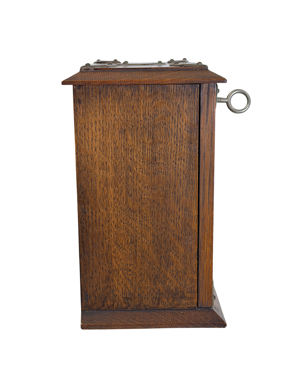 Antique English Edwardian Stationery Box with Key