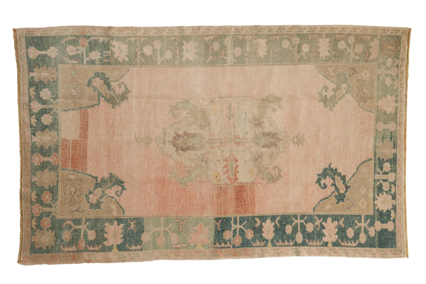 Vintage 3'10" x 6'3" Distressed Oushak Rug