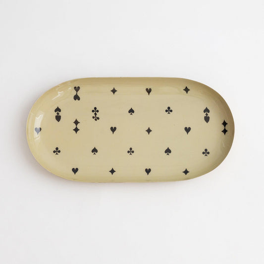Oval Enamel Tray - House of Suits
